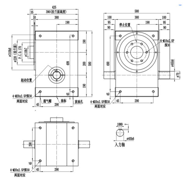 DF Series Free Stop Cam Indexer with Flange-mounted Design for Enhanced Stability and Wide Mounting Surface