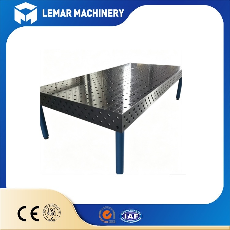 D28 3D Welding Table with 28mm Hole and 100mm Grid Spacing Design