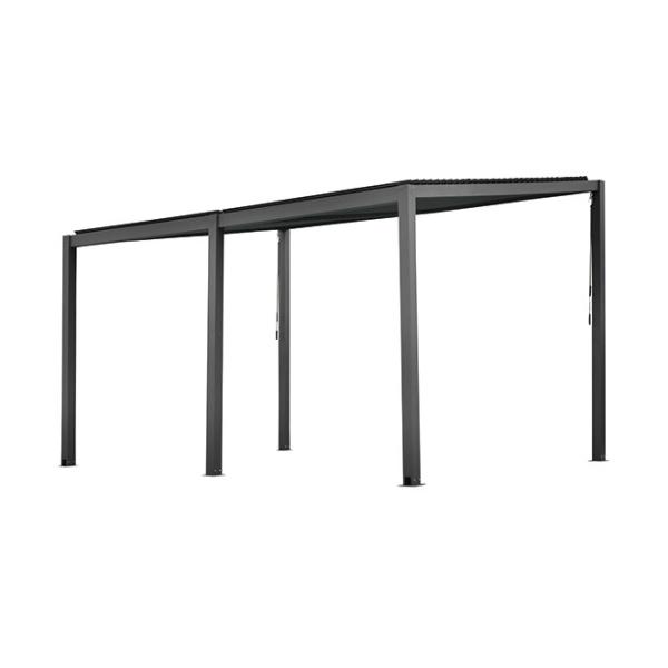 Bioclimatic Outdoor Aluminium Pergola Free Standing Waterproof 3.0mm With Gutter System