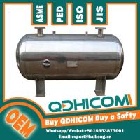 Horizontal Air Compressor Buffer Tank Food Grade Stainless Steel Air Surge Receiver Tank