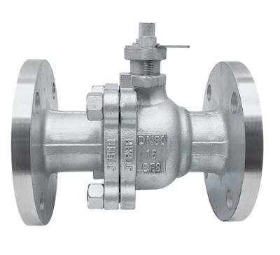Die Casting Soft Sealed Ball Valve Flanged Joint  PTFE  Valve Seat Material 1.6MPa Pressure