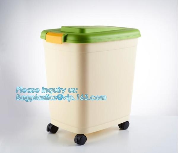 Wholesale Dog Food Spoon Shovel Plastic Pet Feed Scoop, Recycle food grade factory cat dog pet food storage container wi