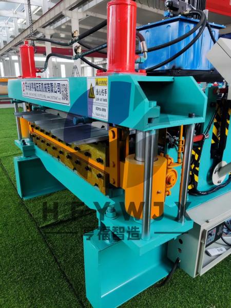 Hydraulic Shearing Double Layer Roll Forming Machine With PLC Control System