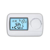 Thermostat programmable en plastique de 7 jours d'ABS fixé au mur avec l'affichage numérique
