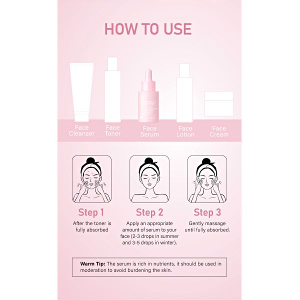 FAIENCE MAGIC OEM 5 in 1 Face Serum with Whitening Firming Anti-wrinkle Anti-aging Keep Moisturize Pale Spots for Home Use