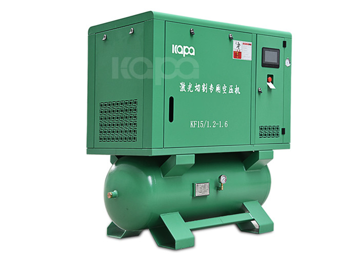 16 бар 15kw/20hp интегрированный компрессор воздуха винта вырезывания лазера 4 in-1
