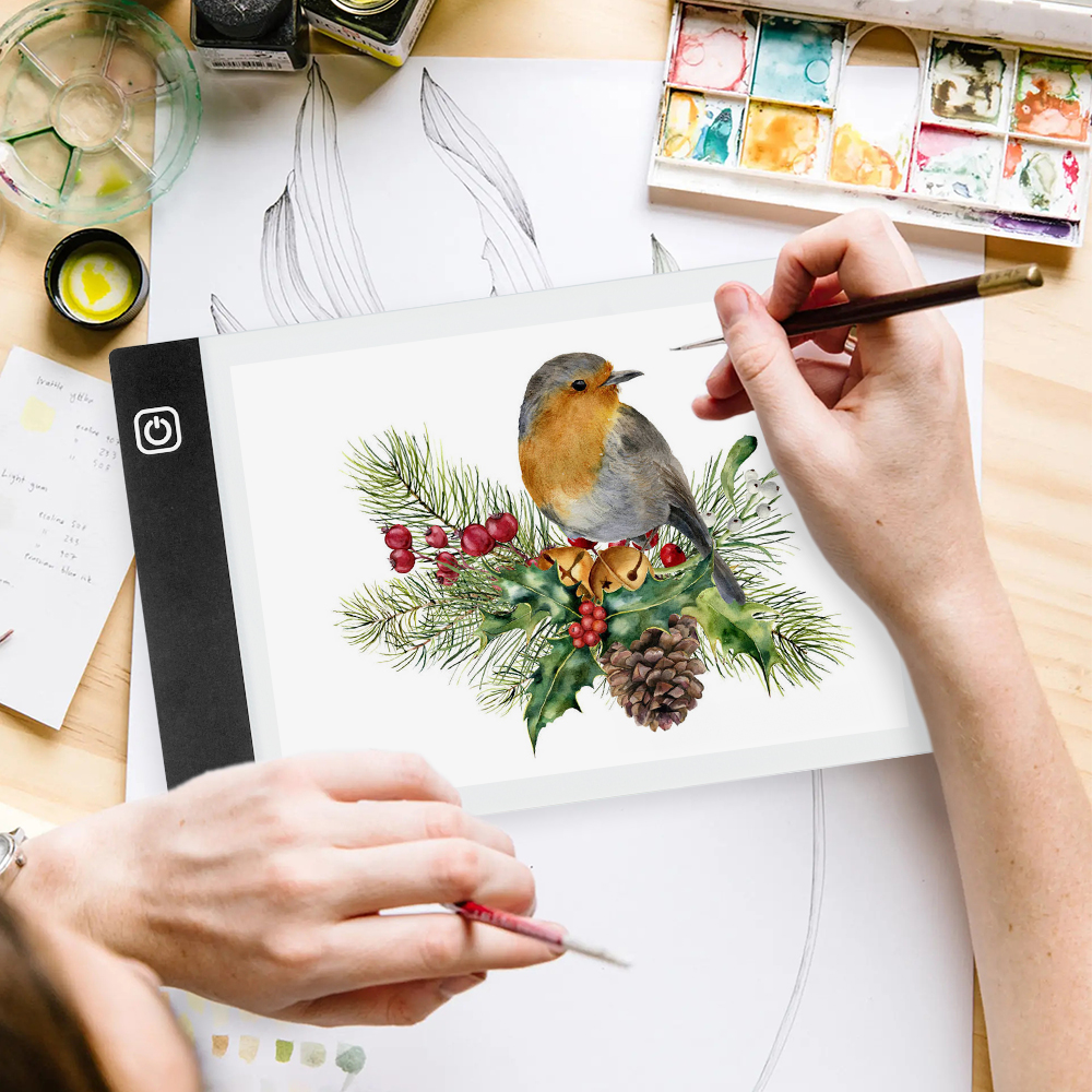 Customization Acrylic Ultra Thin LED Light Pad Professional Design Drawing Board Illuminated Light Plastic Custom Logo