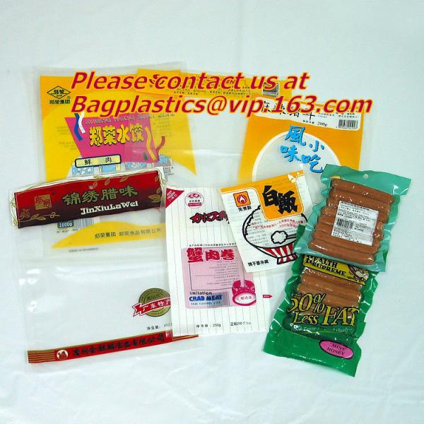 Flat Bottom Clear Plastic Zipper Pouch For Snack Packing Food Bags For Rice Packaging, Reusable Stand Up Food Bags, Poly