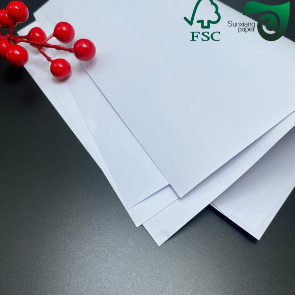 Durable Waterproof Heat Resistant PET Synthetic Paper Sheets FSC Offset Printing Paper