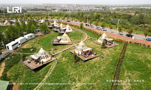 Canvas Outdoor Large Tipi Tent For Glamping 20-120 People In China