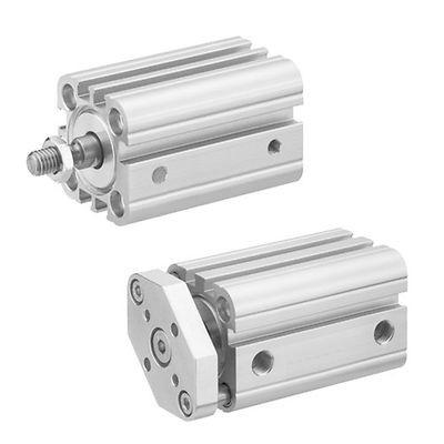 Compact Aluminium Double Acting Piston Rod Cylinder ISO 21287 Standard CCI