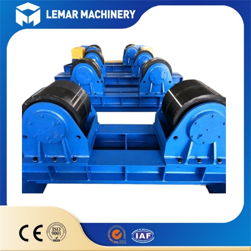 120 Ton Auto Travel Adjustable Welding Rotator For Pressure Vessel & Ship Tank Welding