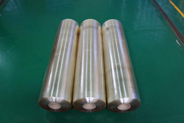 Espessura reciclável plástica clara flexível transparente do filme de rolo 200KG do PVC 0.03mm