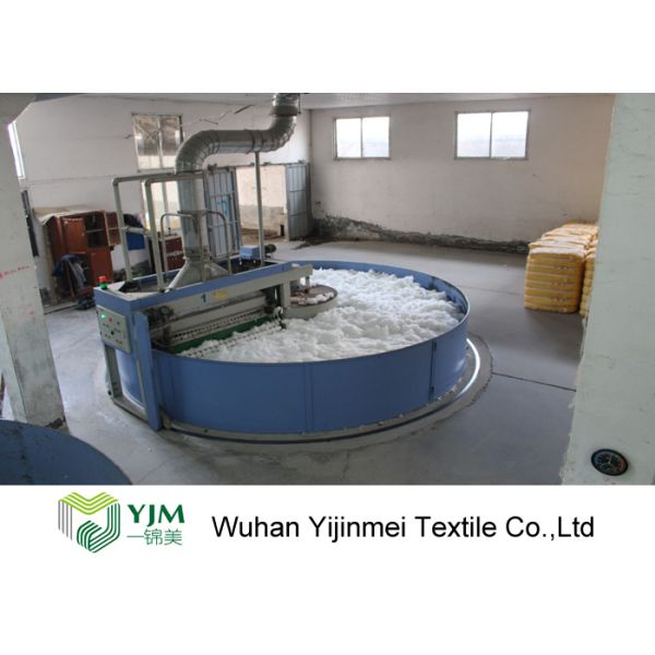 High Strength Ring Spun Polyester Yarn Ne 20s-60s Low Hairiness / Low Elongation