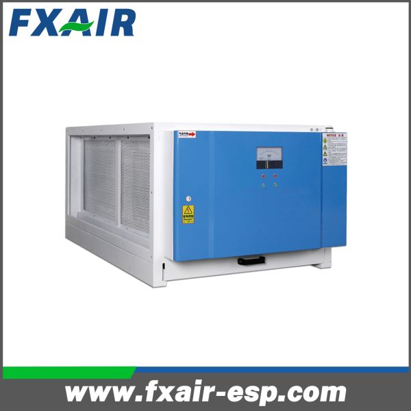 Electrostatic Restaurant Kitchen Air Filter Grill BBQ Smoke Filter 98% Commercial Kitchen Oil Mist Collector Electrostatic Precipitator High Efficiency ESP Filter for Hotel Kitchen Grease