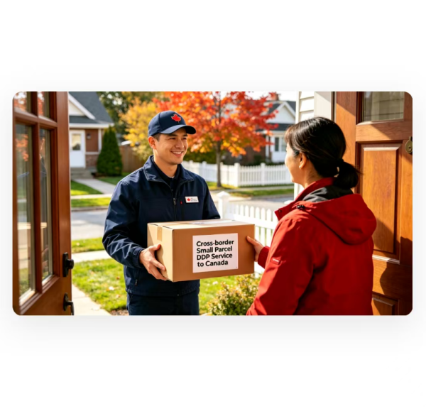 Cross Border Small Parcel DDP Service Canada For International Shipping