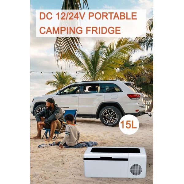 Автомобильные устройства 15L 12V постоянного тока портативный солнечный охладитель для автомобилей холодильник для путешествий / кемпинга