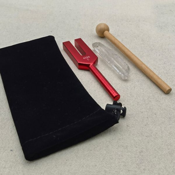 4096 HZ Colorful Tuning Fork for Healing Aluminum Alloy Sound Therapy Charkra Medical