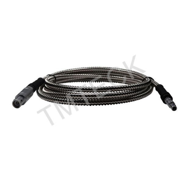 MPKL2 Lemo01 - Lemo00 proteção de aço inoxidável flexível do comprimento ultrassônico do cabo 1.5m