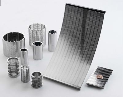 Customized Johnson Wedge Wire Screens V Shaped Wrapped Slot Pipe Filter