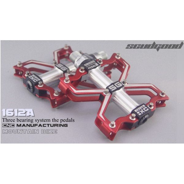 CNC обработанные 3 подшипника Алюминиевая сплав Велосипед педаль Премиум анодированные цвета