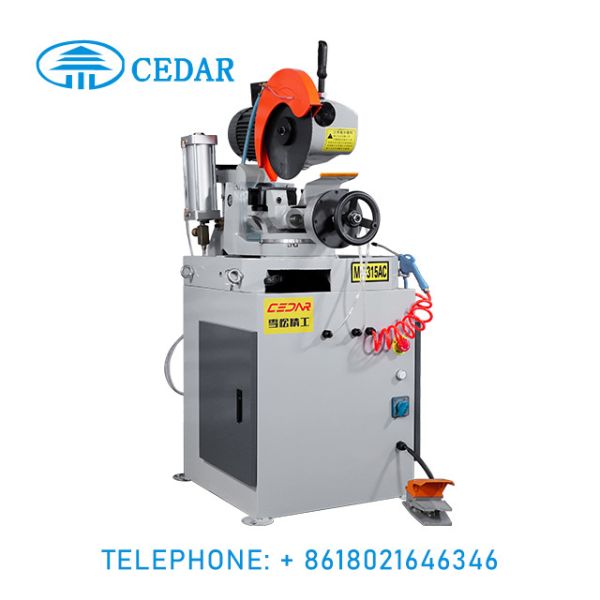 MC-315AC Semi Automatic Square Tube Circular Sawing Machine Steel Pipe Cutter Machine