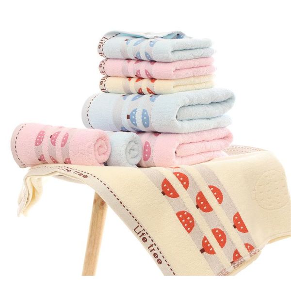 Towel Set Square Luxury Hotel Embroidery Custom Thick Super Soft Bathroom Bath 100% Cotton