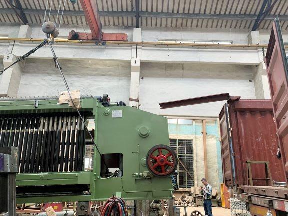 Custom Wire Netting Hexagonal Mesh Machine For Construction , 3300mm Width