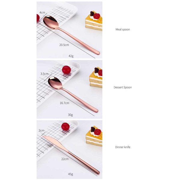CE LFGB Flatware кухни 7 частей разносторонний устанавливает ложку салата и набор вилки