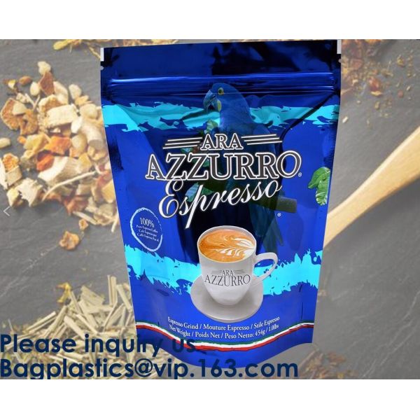 Standing Up Aluminum Zipper Packaging Pouch Bag For Dried Food,Standing Up Aluminum Zipper Packaging Pouch Bag For Dried