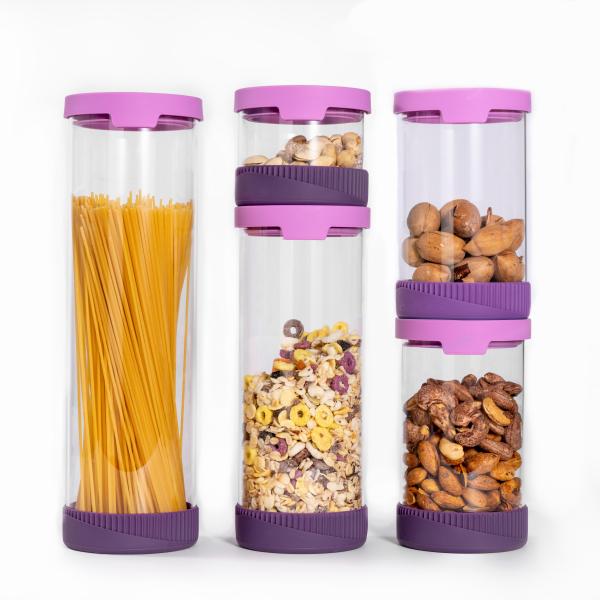  High-borosilicate Glass Preserving Canisters