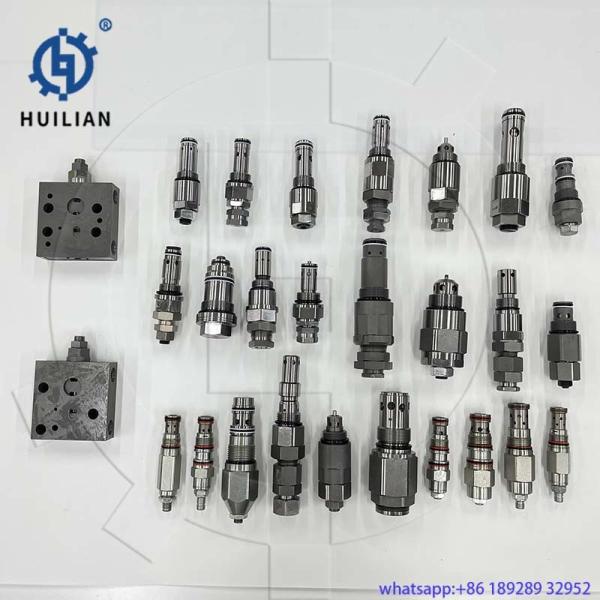 Valvula de controlo de bomba hidráulica de escavadeira Partes Valvula de serviço de alívio rotativo principal Para PC200-3 PC200-6 PC200-7 PC200-8