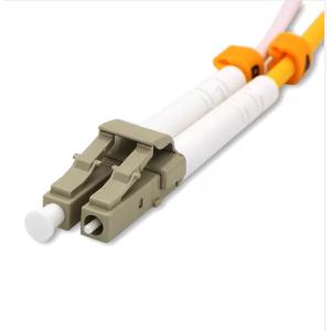 Красные гибкие провода оптического волокна Om1 LC 3.0mm кабеля 3M двухшпиндельные
