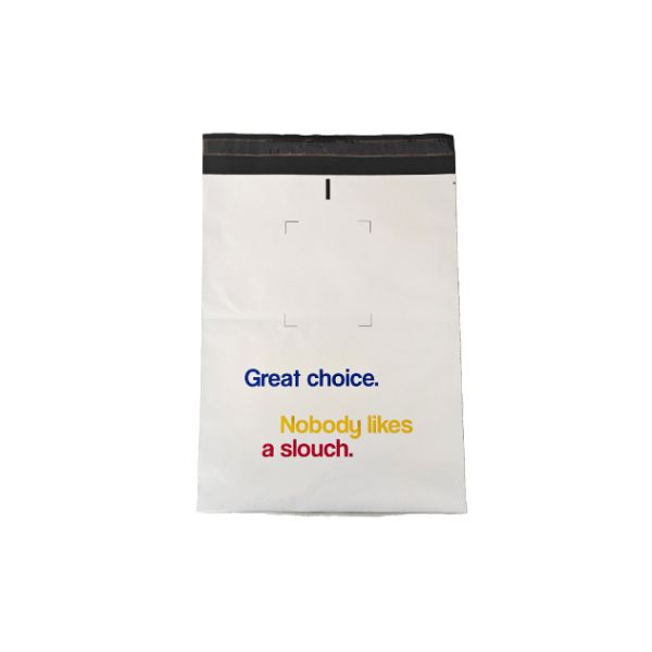 Les sacs de expédition en plastique réutilisés blancs de LDPE imperméabilisent la taille faite sur commande