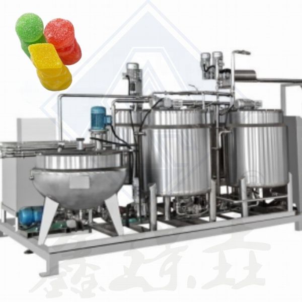 3kw Power Automatic Jelly Sugar Deposit Bear Gummy Machine for Food Industry