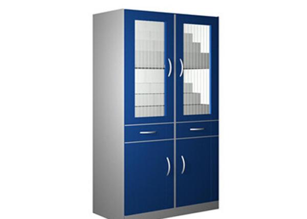Powder Coating Large Safety Storage Cabinet Two Story Clapboard For Office