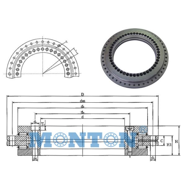 YRT80 yrt bearing made in china