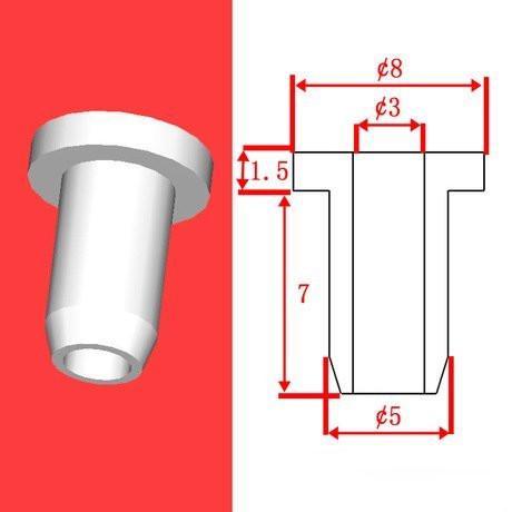 Customized Automotive Rubber Suspension Bushings White Color