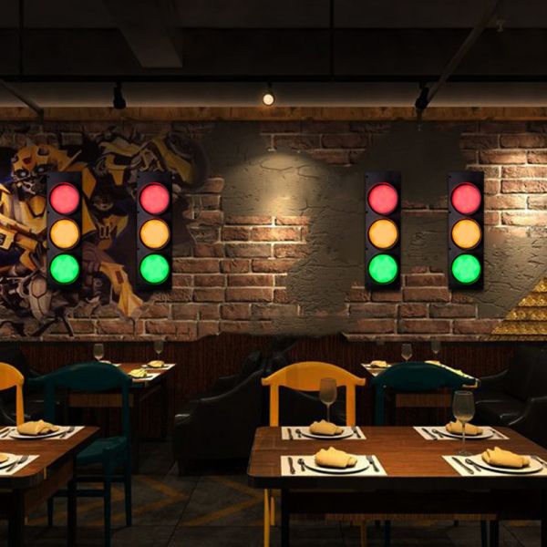 Industrial Vintage Wall Light Led Traffic Signal Wall Lamp  (WH-VR-76)