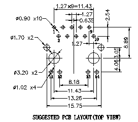 RB1-2S5T9W14 10/100/1000 Full Duplex 1x Gigabit Ethernet Rj45 Connector With Led