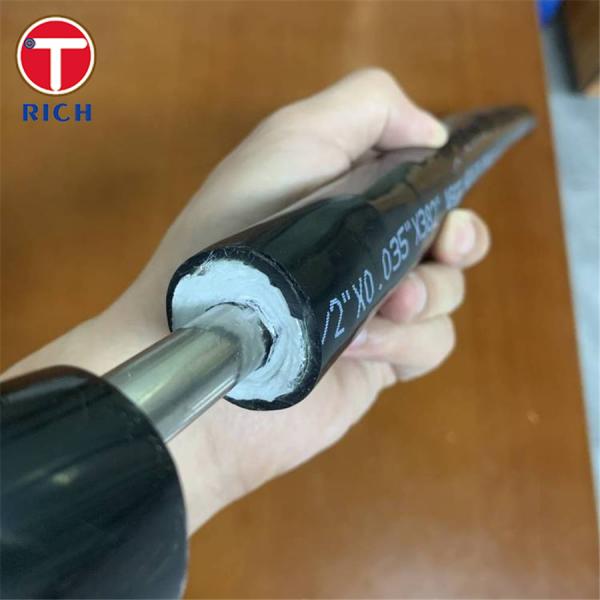 304 Stainless Steel PVC Coated Coiled Tubing For Insulation