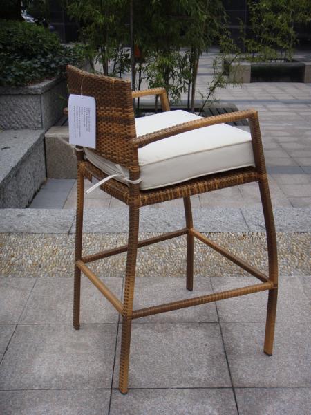 All Weather Waterproof Outdoor Garden Resin Wicker Bar Set