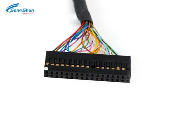 31Pin Dupont 40pin LVDS Cable Assembly 2.0mm for Automotive Infotainment Systems
