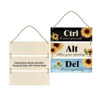 Panneaux en bois pour sublimation, décoration de porche, enseignes en bois personnalisées