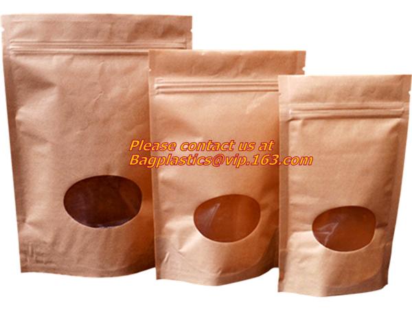 Flat Bottom Clear Plastic Zipper Pouch For Snack Packing Food Bags For Rice Packaging, Reusable Stand Up Food Bags, Poly