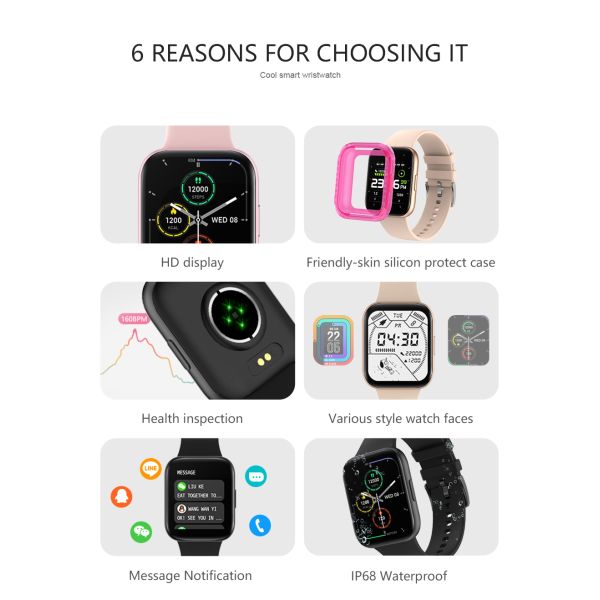 Браслет спорта дозора 240*280 спорта GR5515 IPS 1.7in Bluetooth умный умный