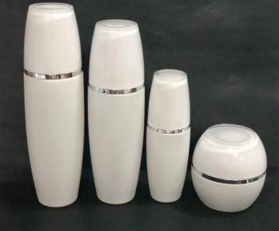 o cosmético 120ml de vidro luxuoso engarrafa as garrafas de creme Skincare da loção das garrafas e o empacotamento da composição