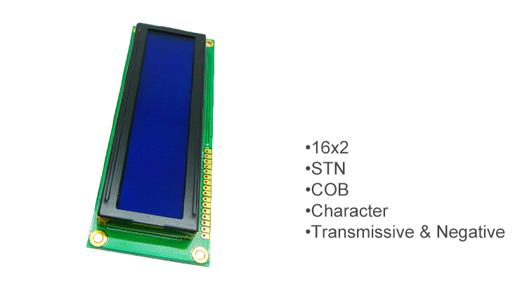 Alphanumeric Characters 16 X 2 LCD Panel Display Screen LCM screen Module