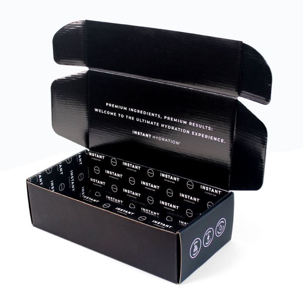 Custom Black empty Paper Box Wholesale Mailer Boxes With Different Size And Logo Gift Box