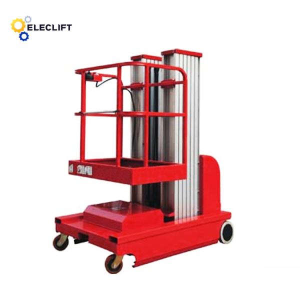Electric Self Propelled Aluminum Lift Platform 200KG Capacity One Man Electric Lift
